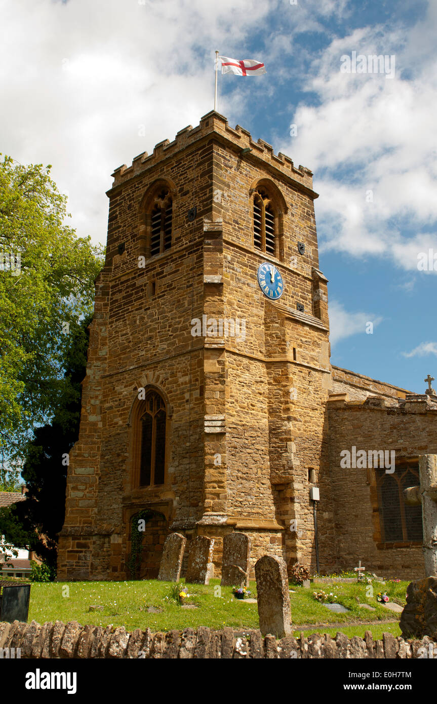 St. Columba`s Church, Collingtree, Northamptonshire, England, UK Stock